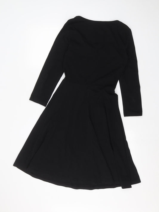 Dorothy Perkins Womens Black A-Line Size 8