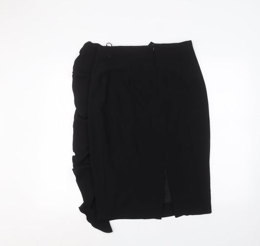 F&F Womens Black A-Line Skirt Size 10