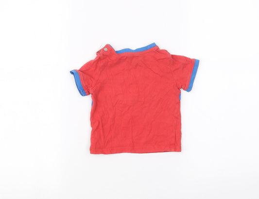 TU Baby Red Basic T-Shirt Size 6-9 Months