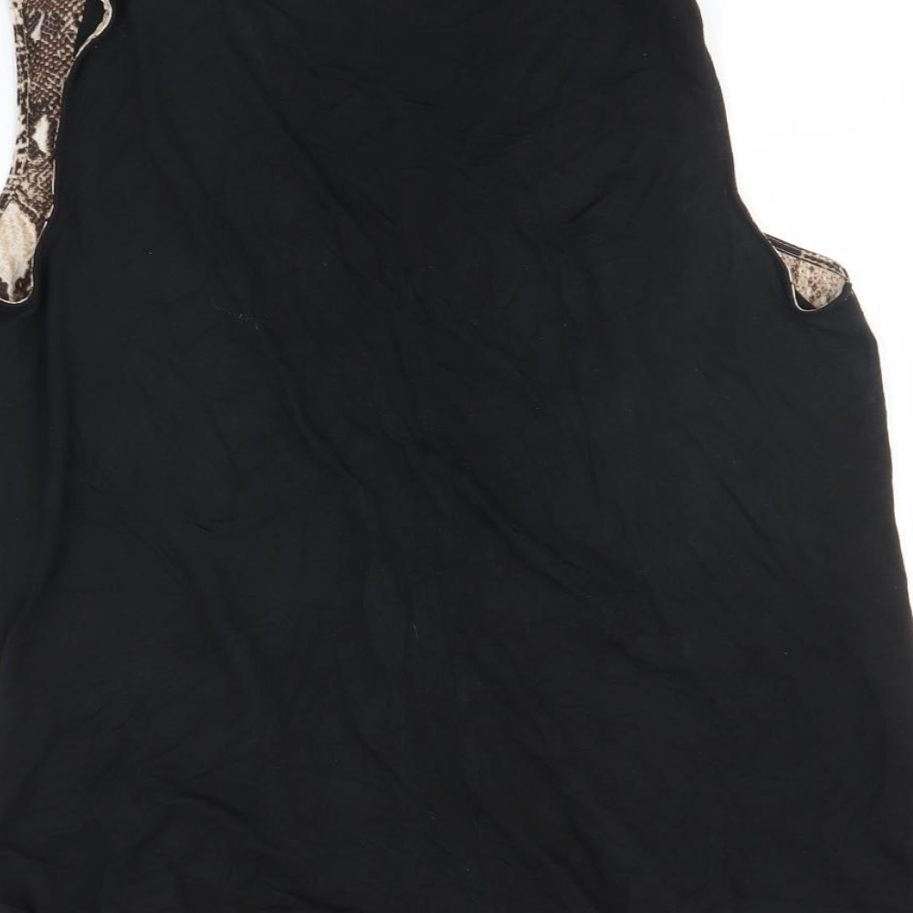 Anthology Womens Brown Basic T-Shirt Size 16