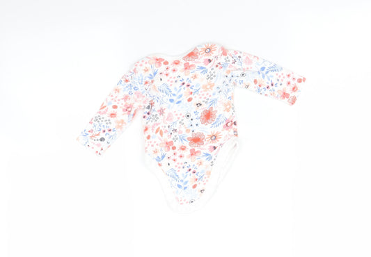 George Baby Multicoloured Floral Babygrow One-Piece Size 3-6 Months