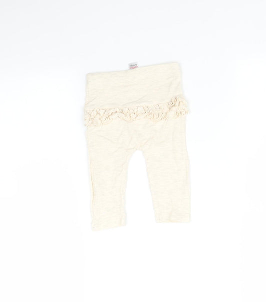 George Baby Beige Leggings Size 3-6 Months