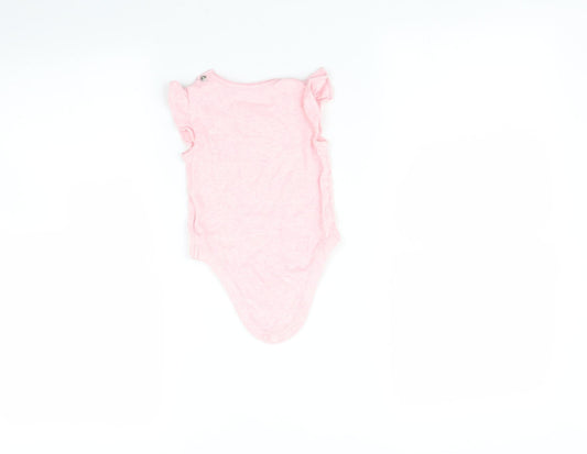 Mothercare Baby Pink Babygrow One-Piece Size 3-6 Months