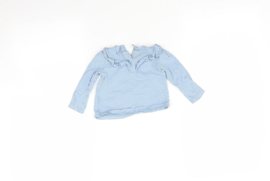 TU Baby Blue Basic T-Shirt Size 3-6 Months