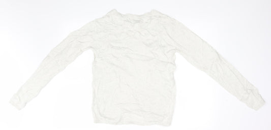 Womens UK Size H&M White Pullover Jumper