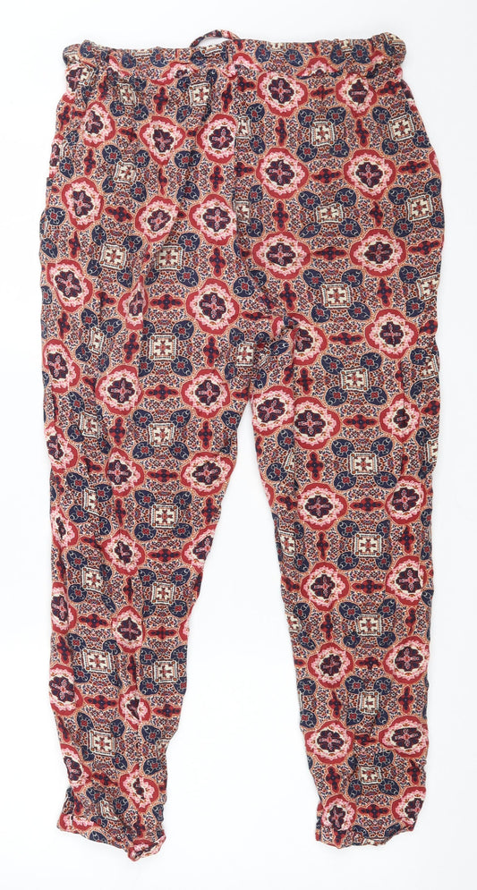 Womens UK Size 8 Atmosphere Regular Fit Multicoloured Trousers