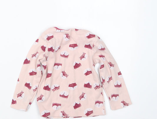 Nutmeg Girls Pink Geometric Basic T-Shirt Size 18-24 Months