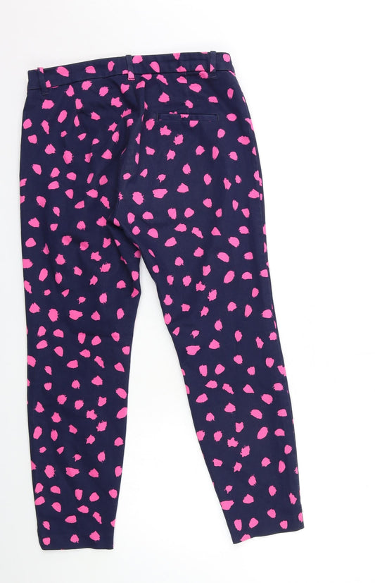 Womens UK Size 12 H&M Regular Fit Blue Trousers
