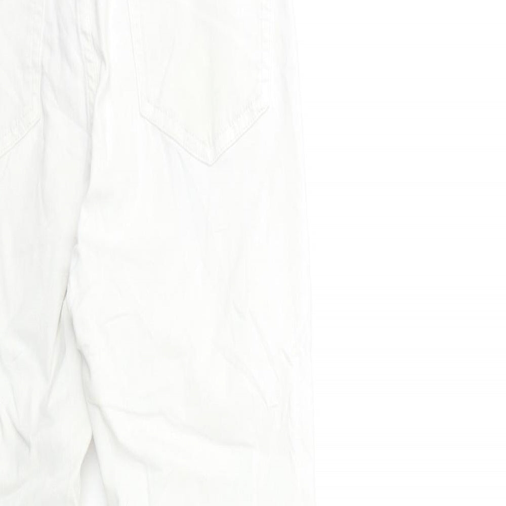 Topshop Womens White Denim Skinny Jeans Size 30 in L32 in