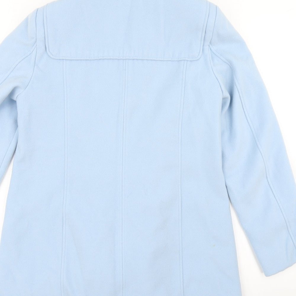 Damart Womens Blue Overcoat Coat Size 10