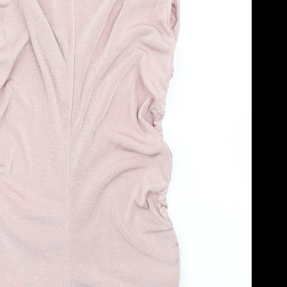 Womens UK Size 12 V By Very Pink Basic T-Shirt