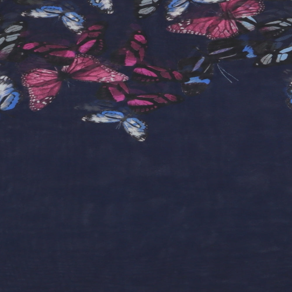 Womens UK Size 10 NEXT Blue Basic Blouse