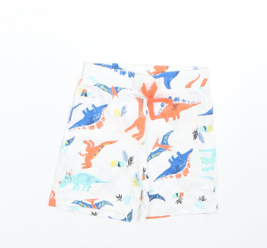 Primark Baby White Animal Print Cami Sleep Shorts Size 18-24 Months