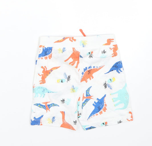 Primark Baby White Animal Print Cami Sleep Shorts Size 18-24 Months