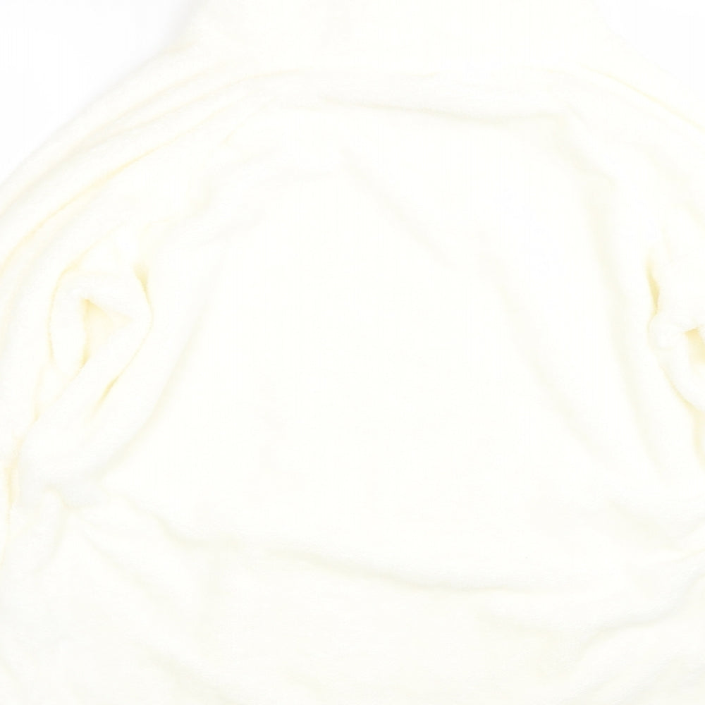 Pep&Co Womens White Pullover Sweatshirt Size 16
