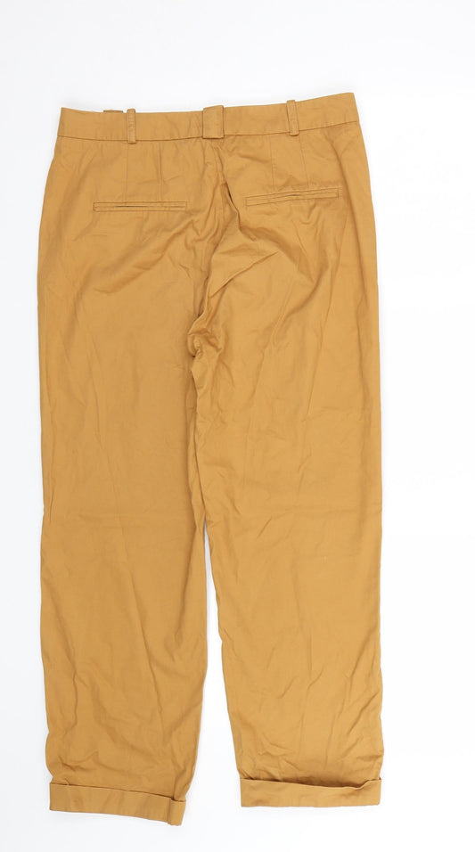 MNG Suit Womens Brown Trousers Size 8 L24 in