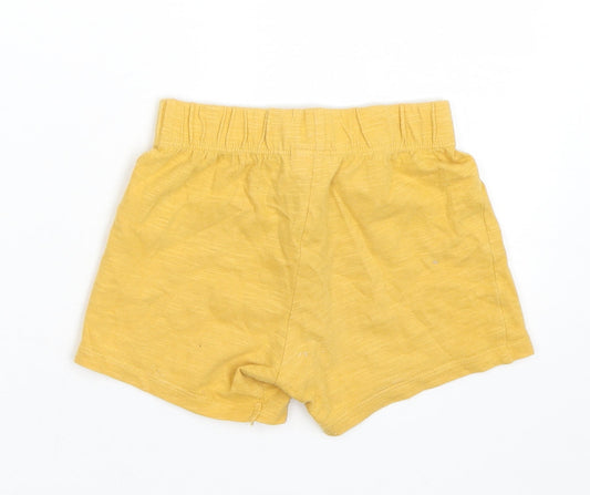 Fred & flo Girls Yellow Sweatpants Trousers Size 18-24 Months - Shorts