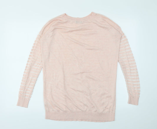 F&F Womens Pink Pullover Jumper Size 12