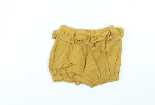 TU Girls Beige Capri Trousers Size 3-6 Months