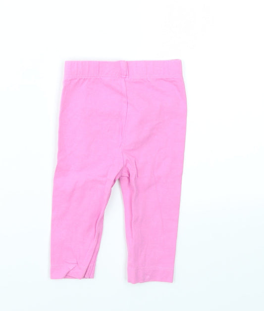 George Girls Pink Capri Leggings Size 3-6 Months