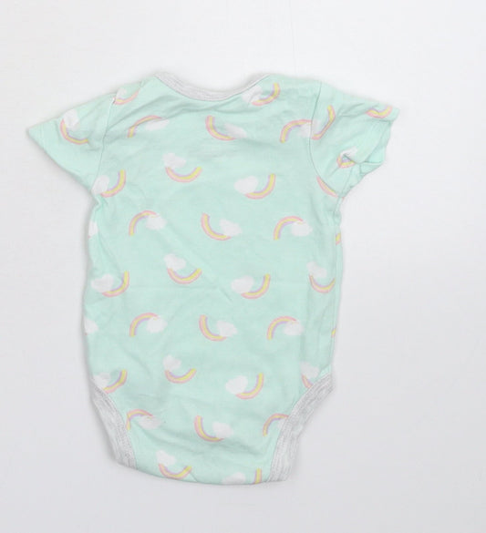 Sterling Baby Green Babygrow One-Piece Size 0-3 Months