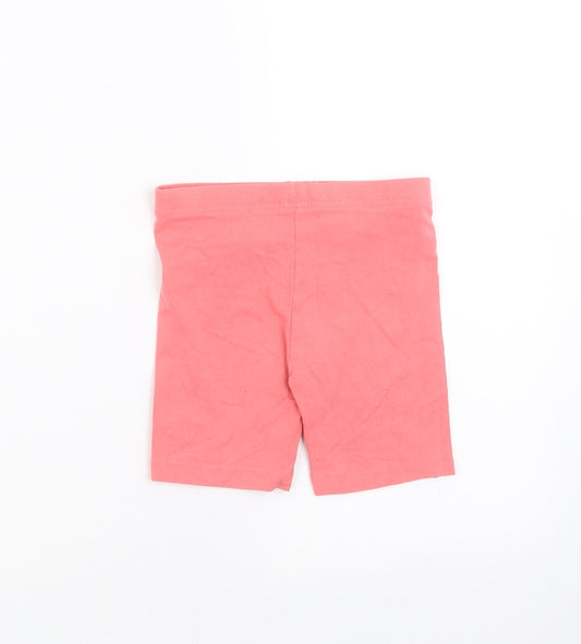 George Girls Pink Biker Shorts Size 4-5 Years