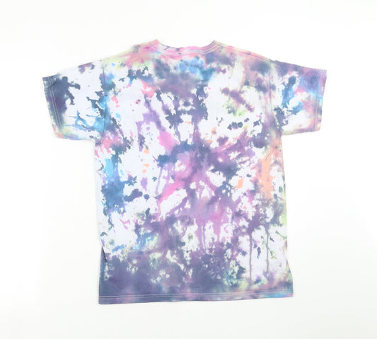 Fruit of the Loom Boys Multicoloured Basic T-Shirt Size 12-13 Years - tie dye