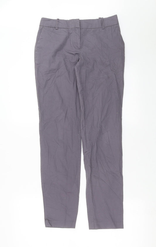 Womens UK Size 8 Warehouse Regular Fit Grey Trousers