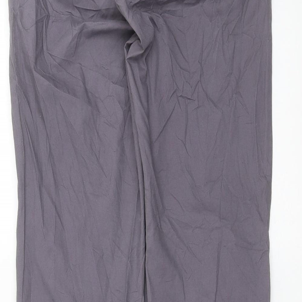 Warehouse Womens Grey Trousers Size 8 L29 in
