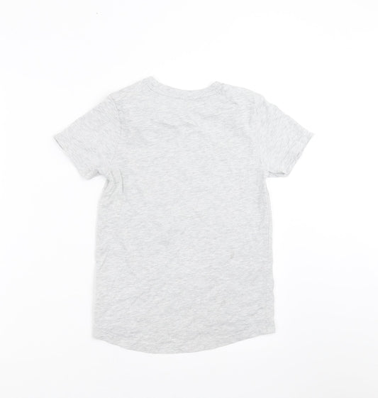 Nutmeg Boys Grey Basic T-Shirt Size 8-9 Years