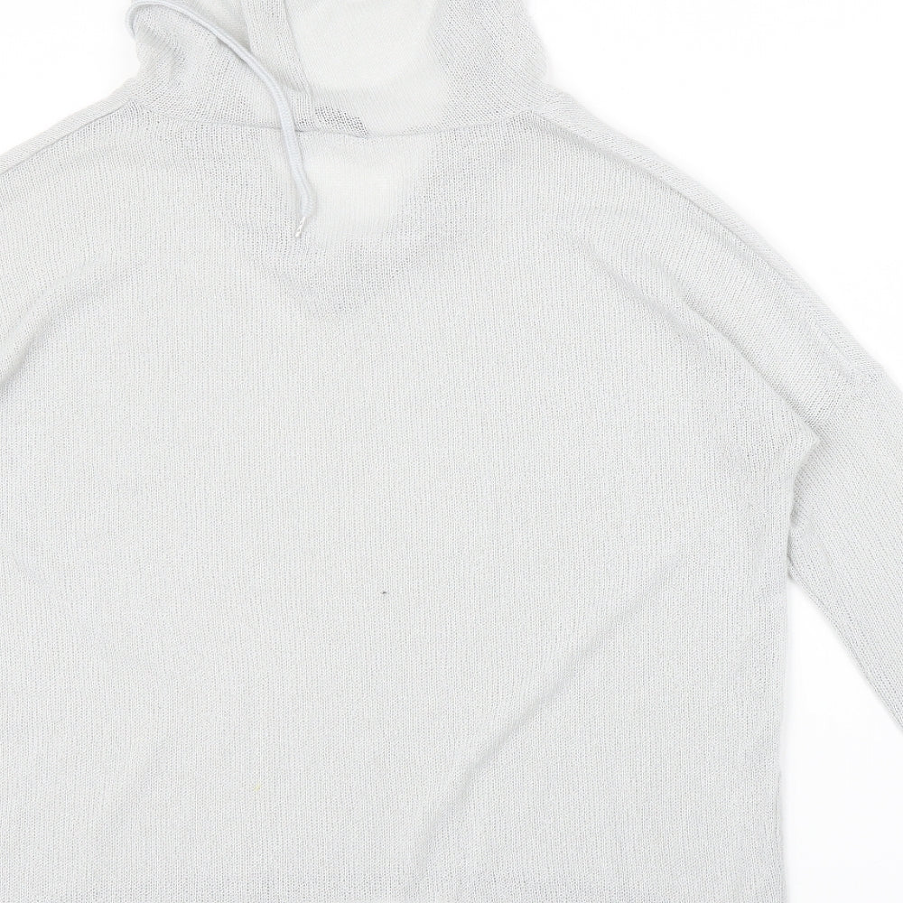 Select Womens Grey Pullover Hoodie Size 12