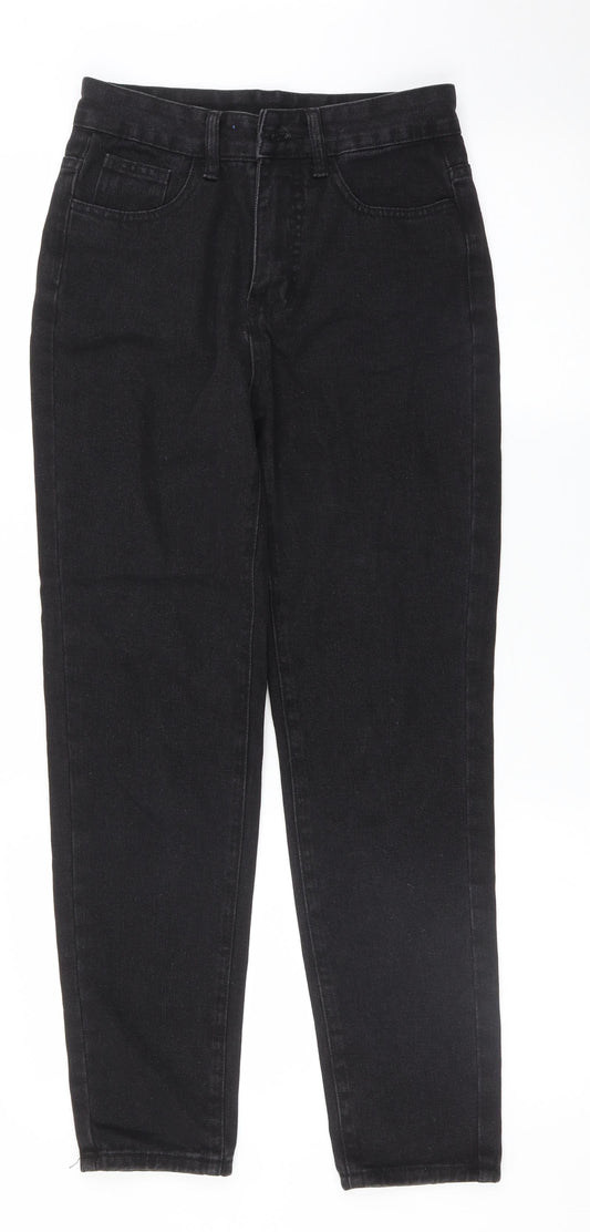 SHEIN Womens Black Straight Jeans Size 2XS L27 in