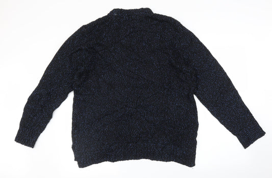 Womens UK Size M H&M Blue Pullover Jumper