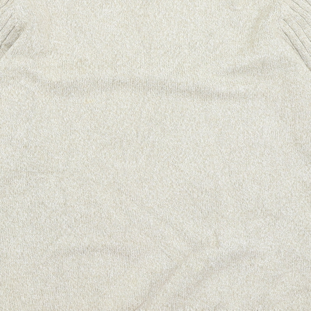 BHS Mens Beige Pullover Jumper Size M