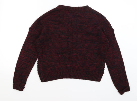 New Look Girls Red Pullover Jumper Size 9 Years