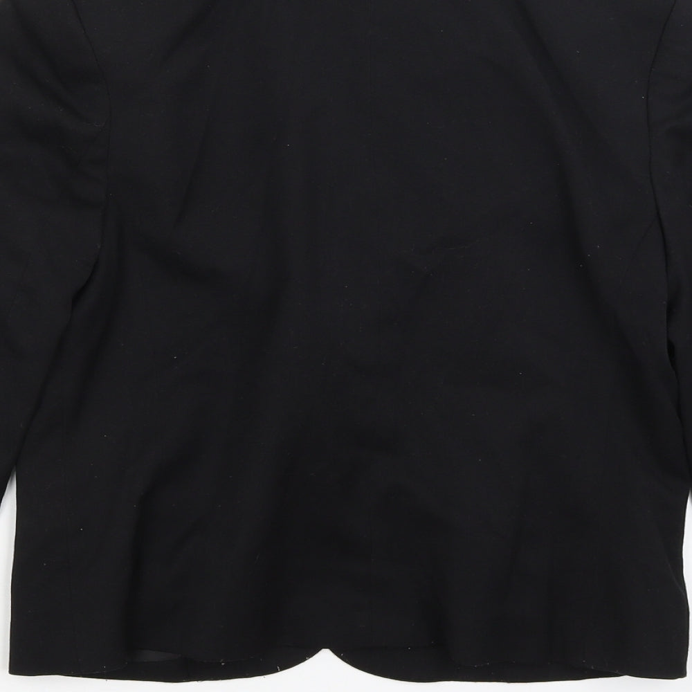 H&M Womens Black Jacket Blazer Size 10