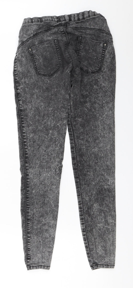 Primark Womens Black Jegging Jeans Size 8 L28 in