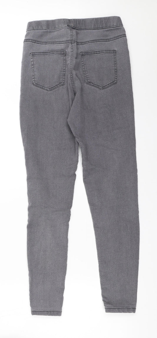 Womens UK Size 10 Avenue Regular Fit Jegging Grey Jeans