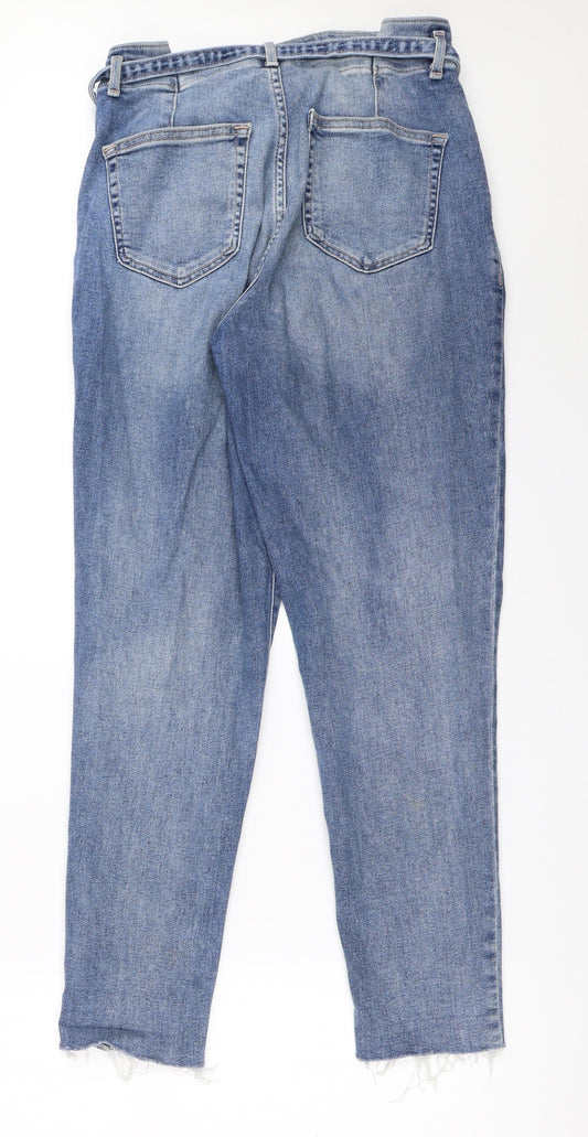 Hollister Womens Blue   Mom Jeans Size 25 in L27 in