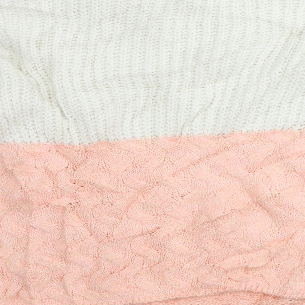 Womens UK Size S Dorothy Perkins Pink Pullover Jumper