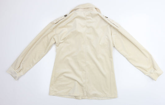 Boohoo  Womens Beige   Jacket Blazer Size 8