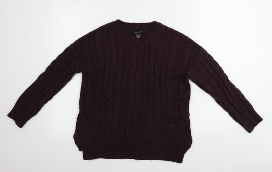 Womens UK Size S Atmosphere Purple Pullover Jumper
