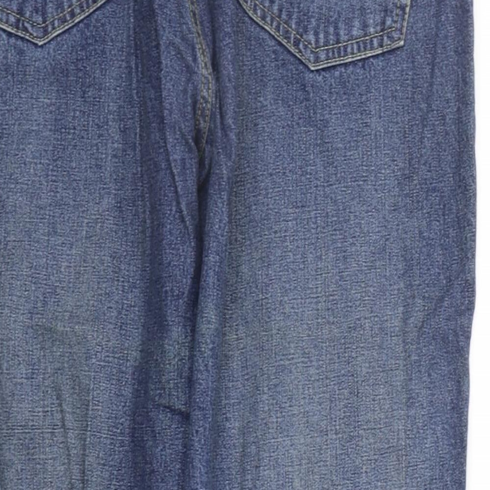 George Womens Blue Straight Jeans Size 40 in L31 in