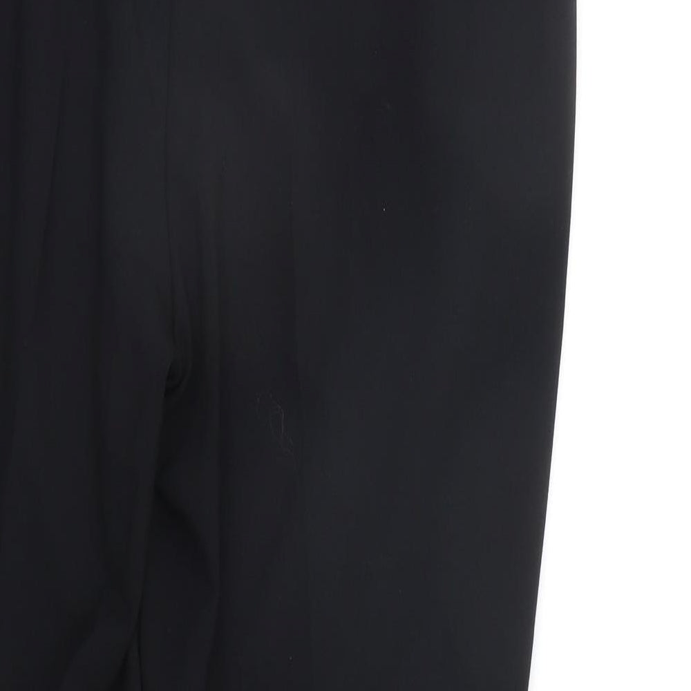 Womens UK Size 16 Marks and Spencer Regular Fit Black Trousers