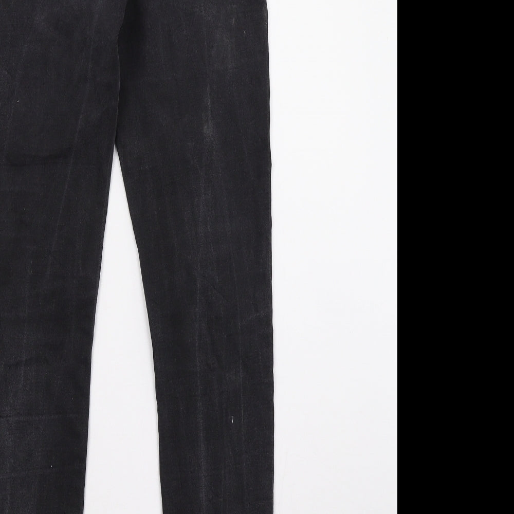 Primark Womens Black Denim Skinny Jeans Size 8 L30 in