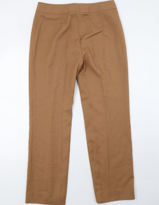 trevira Womens Brown Trousers Size 18 L32 in