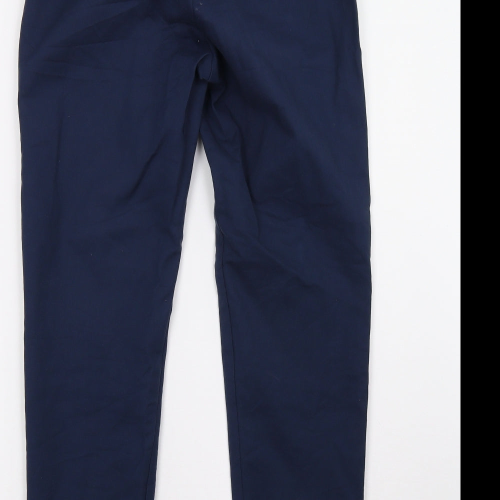 Vera Moda Womens Blue Trousers Size 8 L28 in