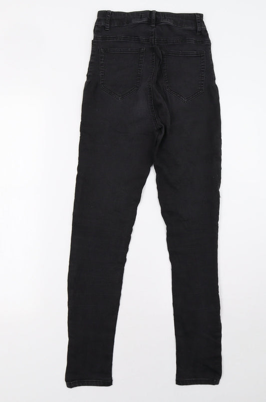 Womens UK Size 6 TALLY WEiJL Regular Fit Skinny Black Jeans