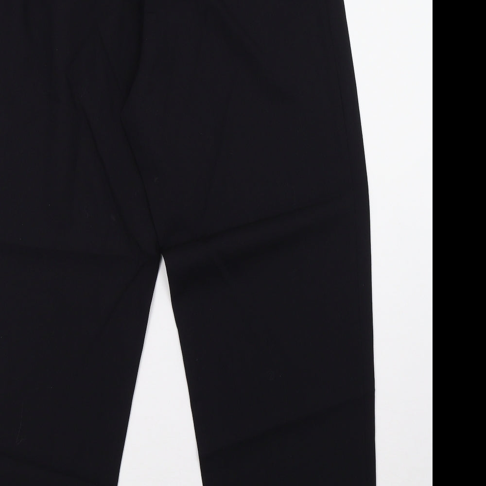 Womens UK Size 10 Preworn Regular Fit Blue Trousers