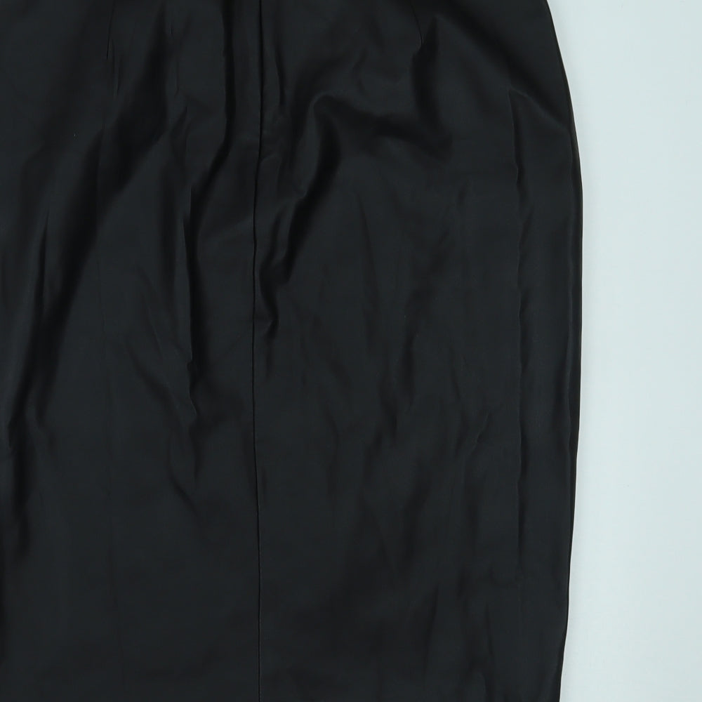 Oasis Womens Black Straight & Pencil Skirt Size 10